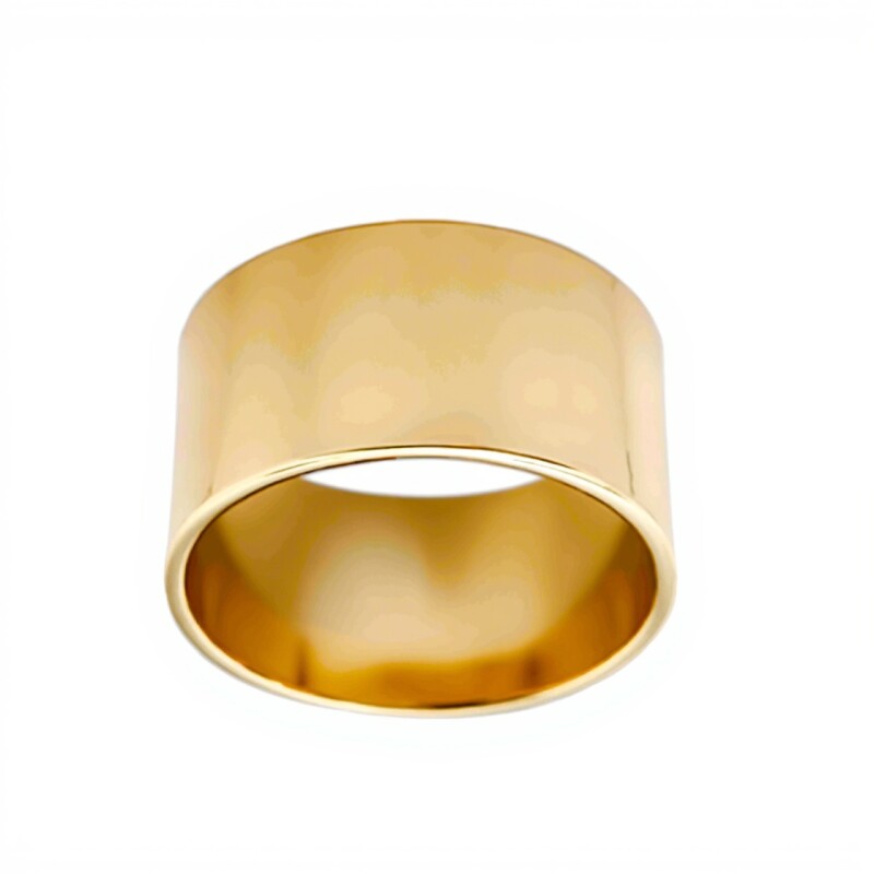 Anillo Cinta-Oro bajo-Sin Piedra-AN8206 sinpiedra