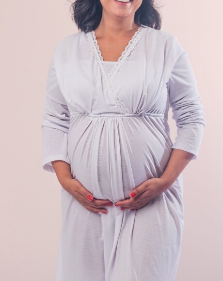 Camisón Maternal Angela Blanco
