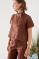 PRE VENTA BLUSA NUBE Chocolate