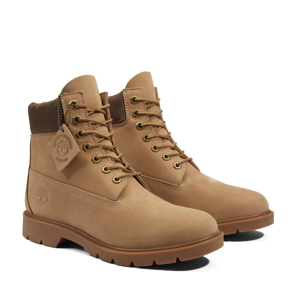 Botas 6 Inch Lace Up Waterproof Hombre Bone