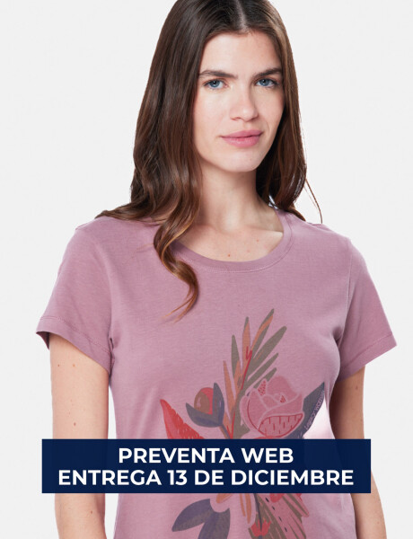 REMERA ESTAMPADA Rosa