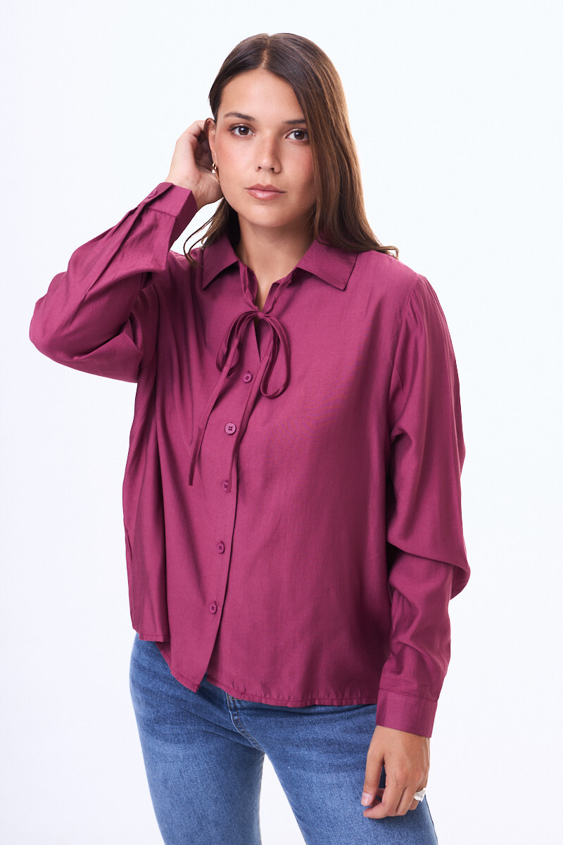 Camisa Caracas Bordeaux