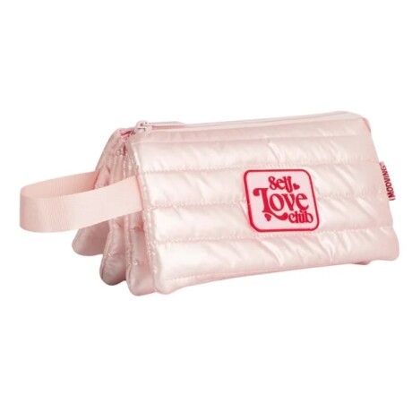 Cartuchera Mooving Cuadruple Metalasse Rosada