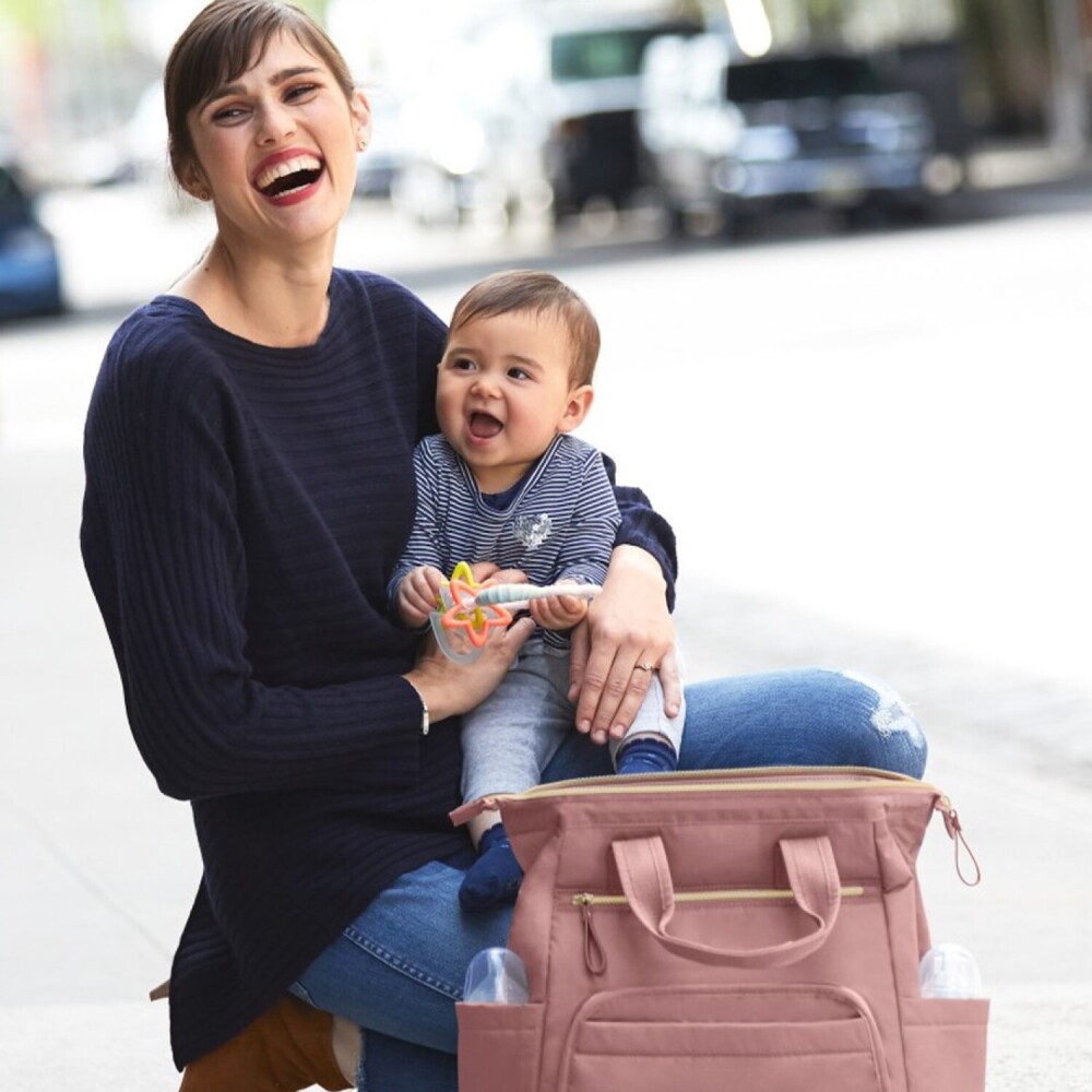 Mochila maternal Mainframe rosa SKIP HOP Mochila maternal Mainframe rosa SKIP HOP