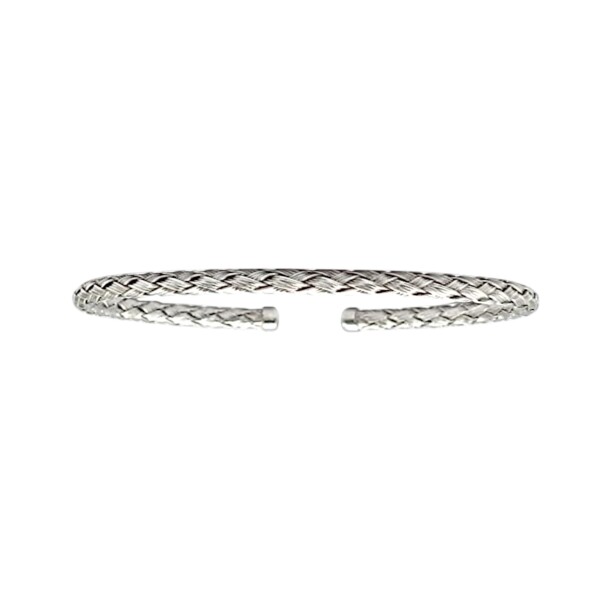 Brazalete tejido-Plata 925-Sin piedra-BR3029 sinpiedra