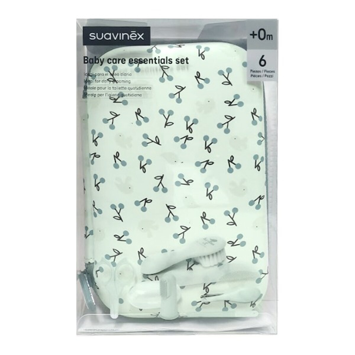 Neccesaire set cuiadados SUAVINEX - cerezas celeste 