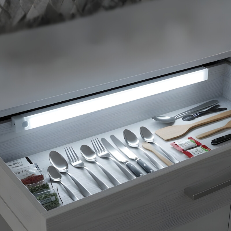 Tubo de luz LED recargable 50 cm BLANCO