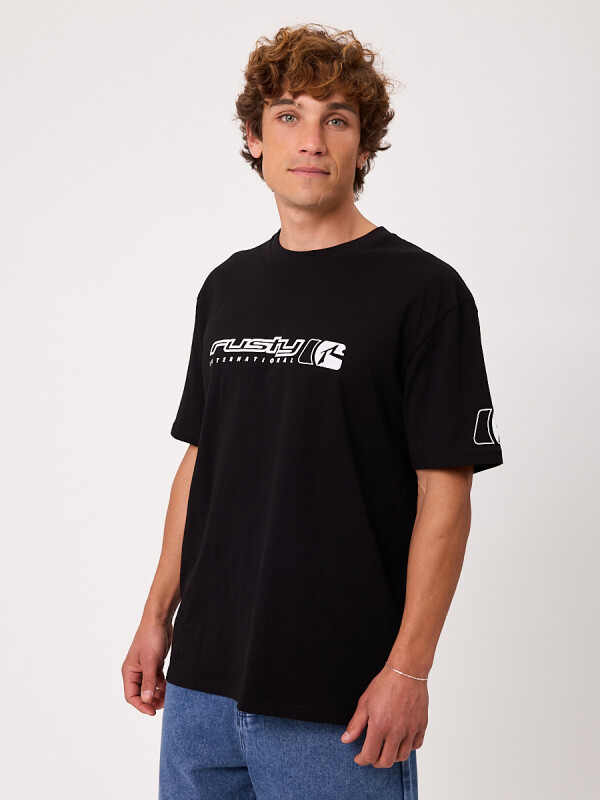 T-SHIRT AOPPA RUSTY Negro