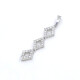 Colgante En Oro 18K Blanco Y Brillantes Colgante En Oro 18K Blanco Y Brillantes