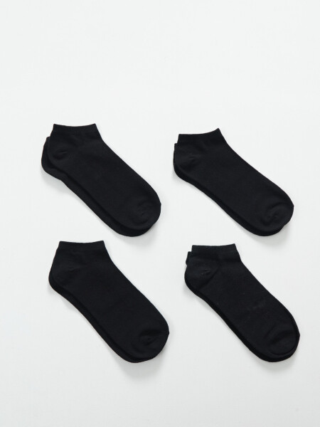 Pack x4 medias Soquete Negro