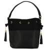 Cartera Mujer Darkness Soleil Con Neceser Negro