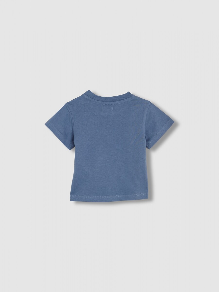 Camiseta Con Print Piedra