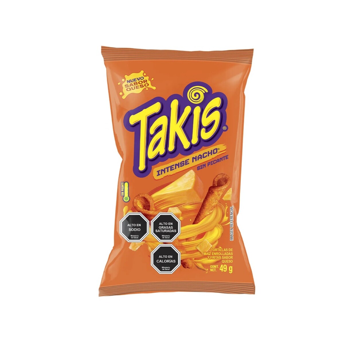 TAKIS INTENSE NACHO SIN PICANTE 49G 