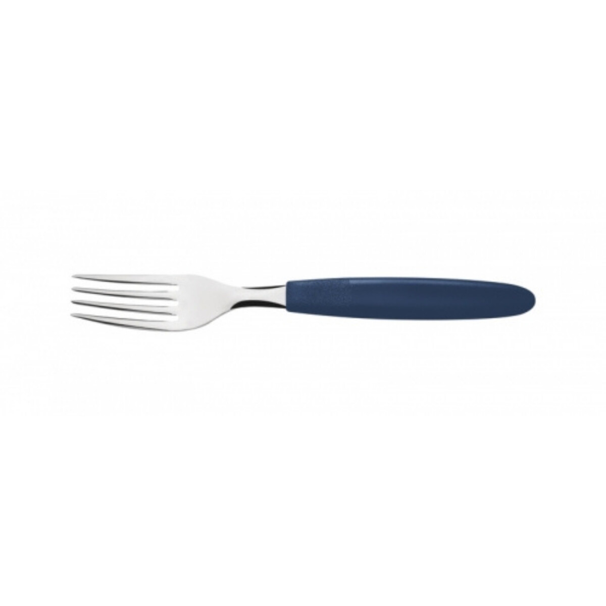 Pack de 12 Tenedores de Postre Acero Inoxidable Mango Azul 16,5 cm | Tramontina 23365/410 