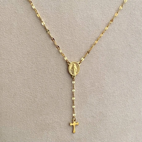 Collar ROSARY en acero Collar ROSARY en acero