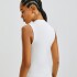 CAMISETA REGATA FEM BEGE CLARO