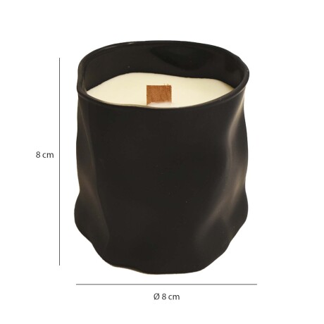 Vela Aromática Burning de Cera Natural Soja Aroma Té Blanco Negro