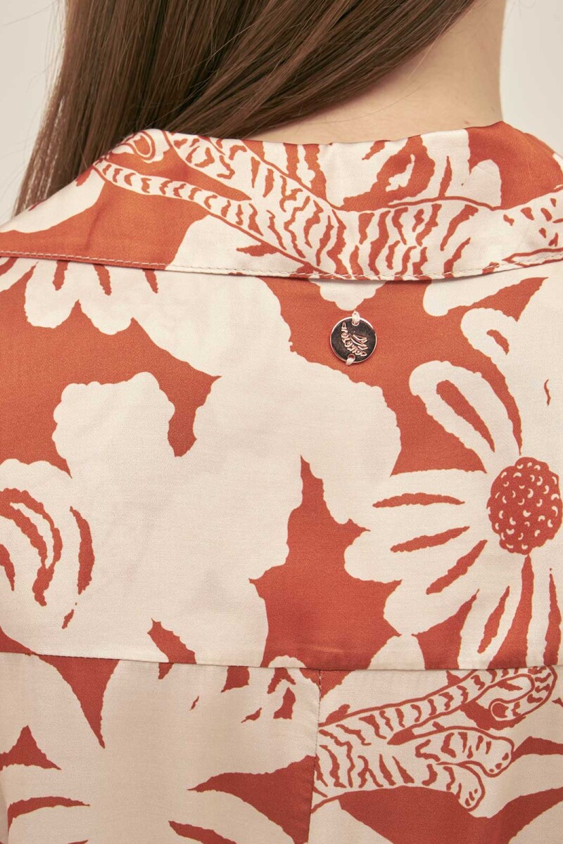 VALE LONG SHIRT Jungle Clay