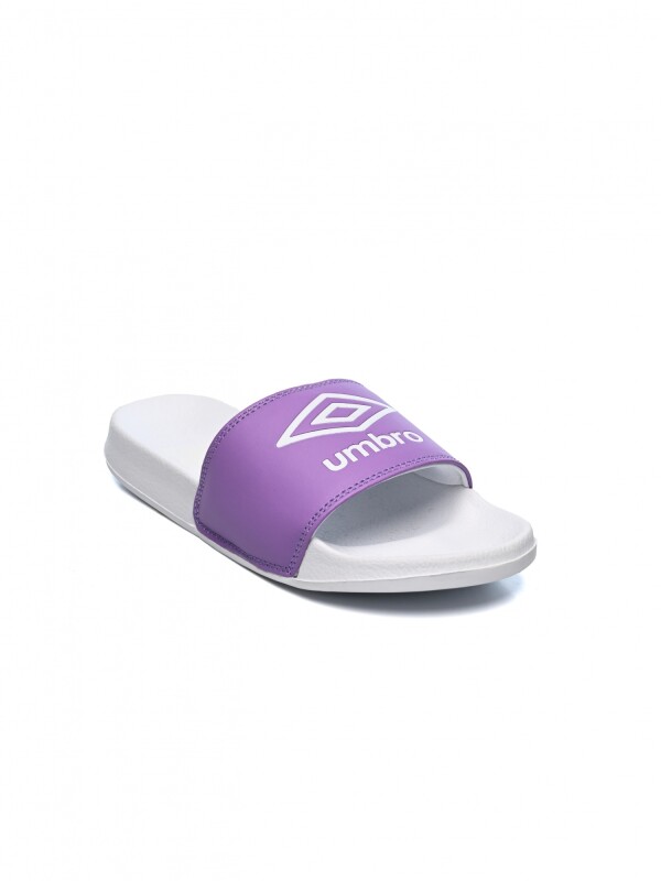 Ojotas Locker Room Umbro Mujer Violeta, Blanco