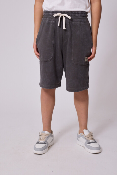 BERMUDA FELPA AMIR TEEN DIXIE Gris Oscuro