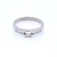 Anillo en oro 18k blanco y brillantes corte princesa Anillo en oro 18k blanco y brillantes corte princesa