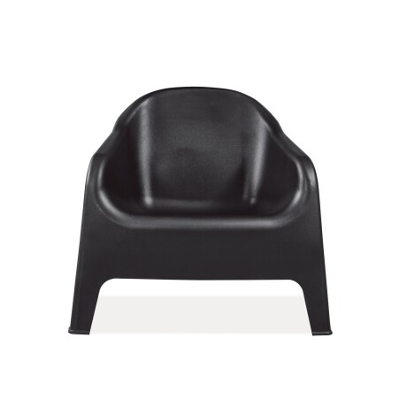 BUTACA EXTERIOR POLIPROPILENO NEGRO SKARPO