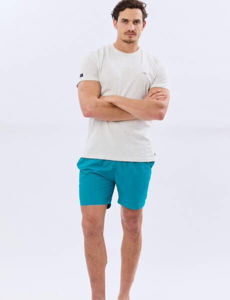 SHORT DE BAÑO LISO Verde Claro