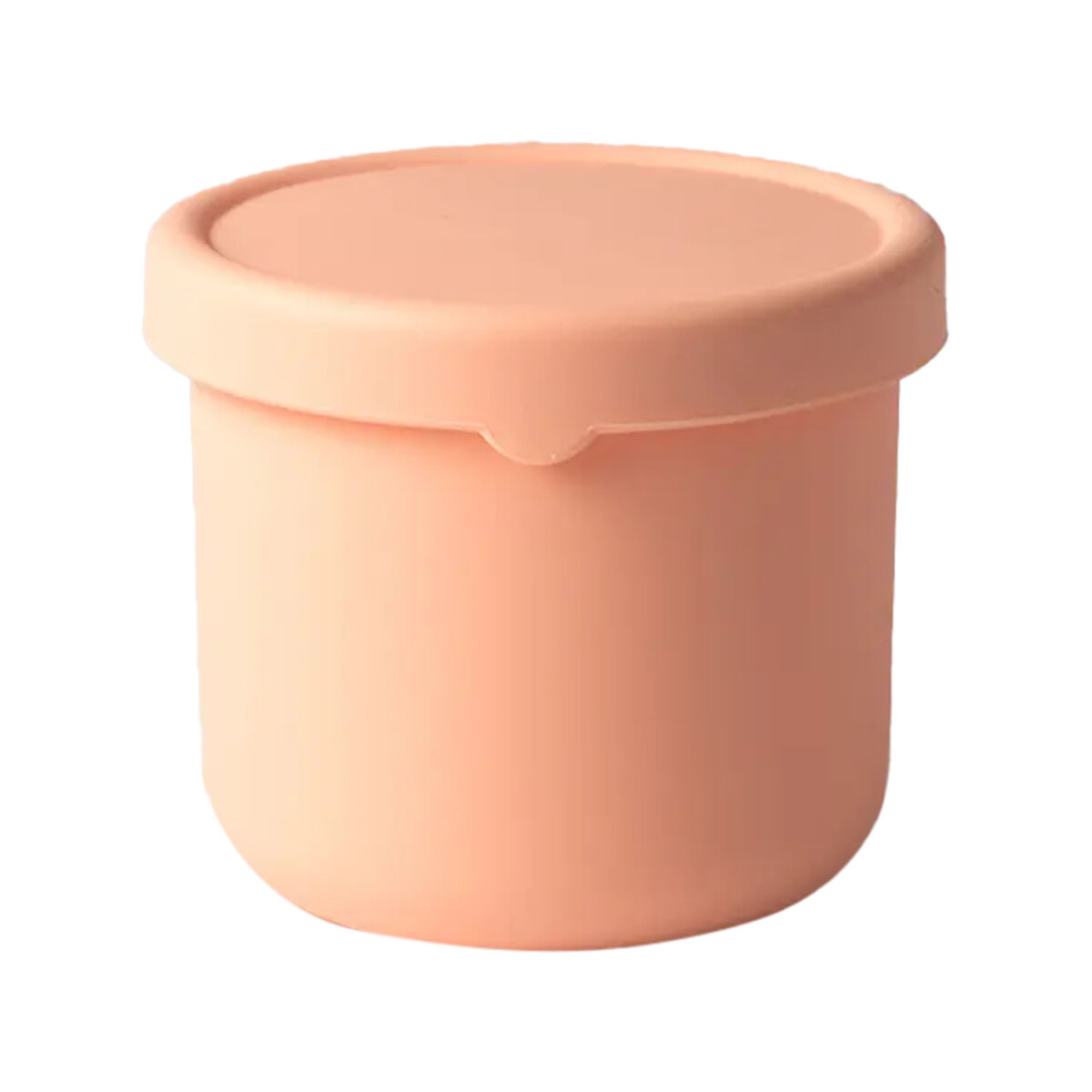 Contenedor Recipiente de Alimentos 250Ml c/ Tapa en Silicona - Rosa 