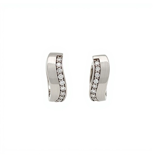 Caravanas Aros con Zirconia-Plata 925 esterlina-Piedra Zirconia-CA3051 conpiedra