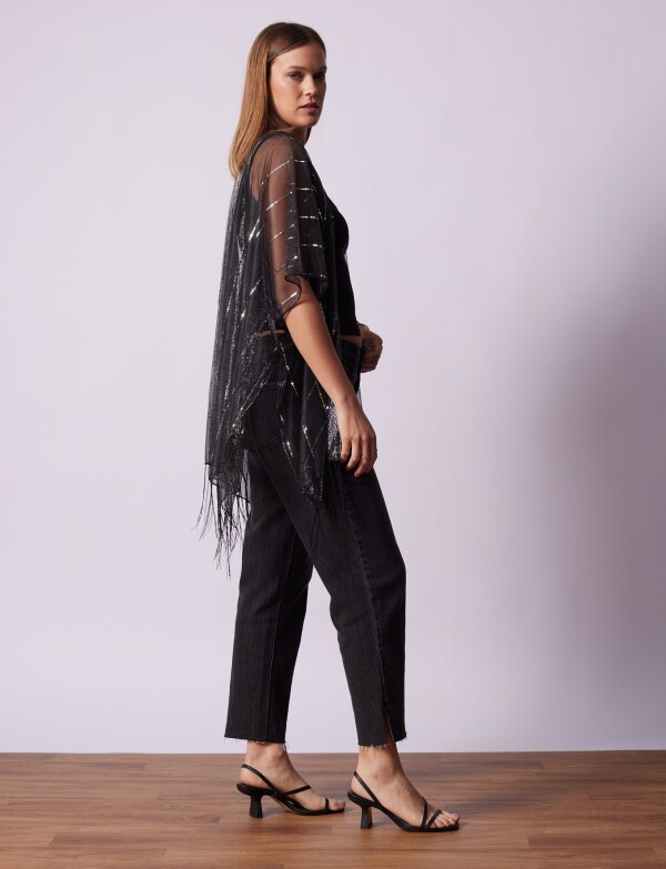 Kimono Night GRIS OSCURO