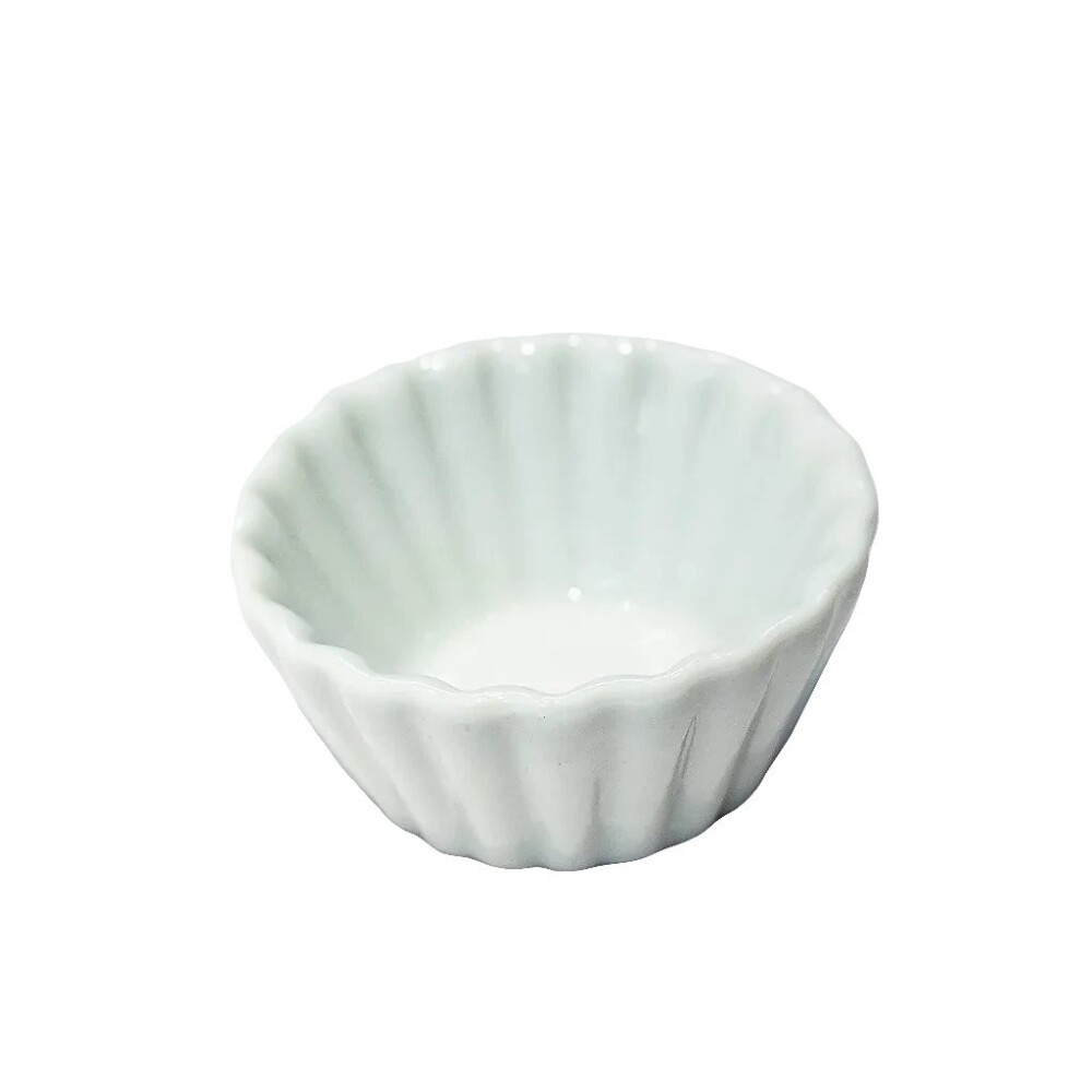 Ramequín Ondulado D5.5X2.5Cm Porcelana Blanca RAMEQUIN ONDULADO D5.5X2.5CM PORCELANA BLANCO