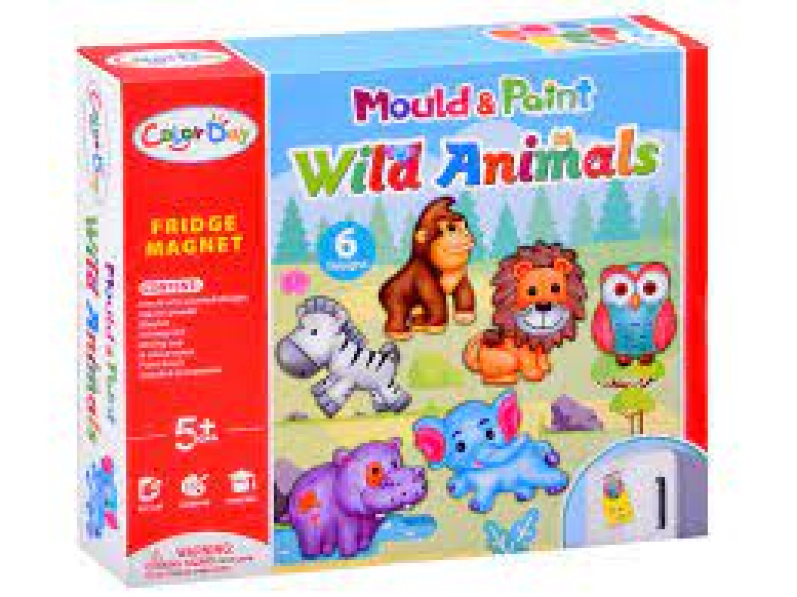 Moldea y Pinta Imanes Zoo 
