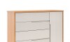 Cómoda Zapatera Concept - 4 cajones 1 puerta Beige