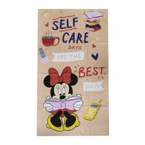 Toalla Infantil Playera 100% Algodón 70 x 130 cm Minnie Coral