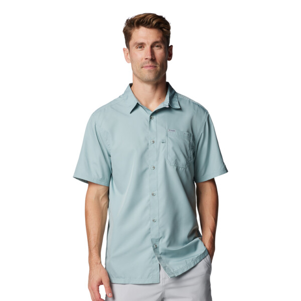 Camisa Tide Solid Camp Hombre Crushed Blue