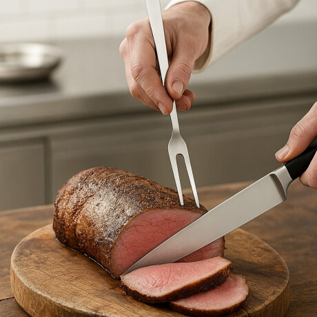 Tenedor Monoblock de Acero Inoxidable 33.5 cm Tenedor Monoblock de Acero Inoxidable 33.5 cm