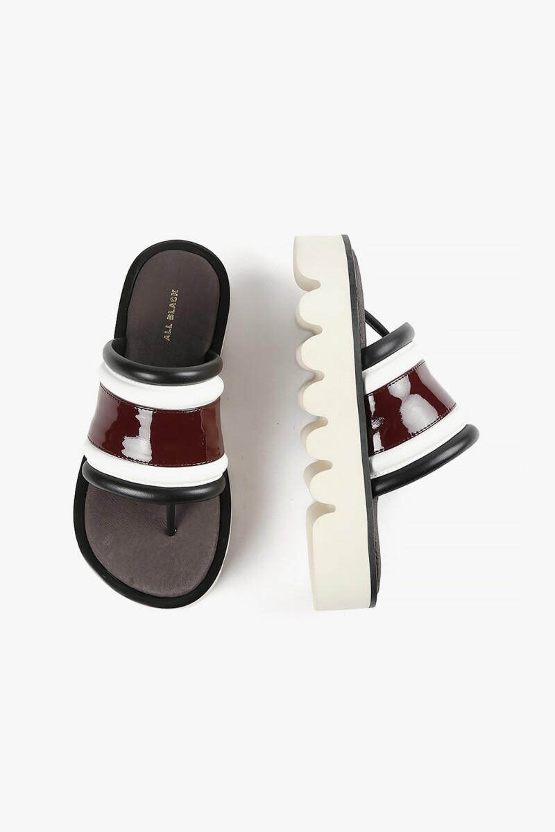 SANDALIA BOLD Vino