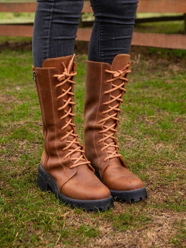 Pisada Firme madera Camel