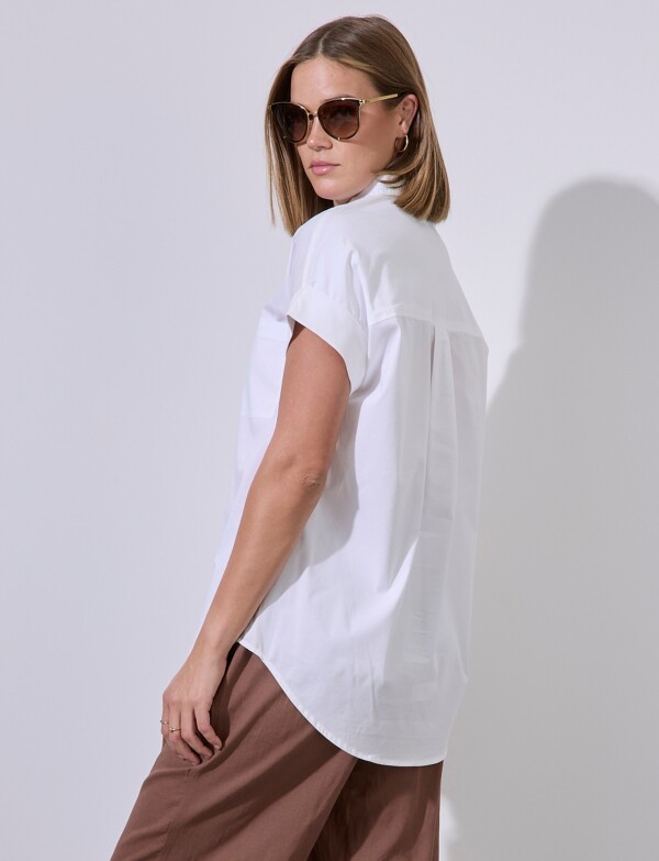 Camisa Algodon BLANCO