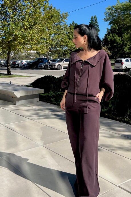 Pantalon Pantalona Filipa Marrón