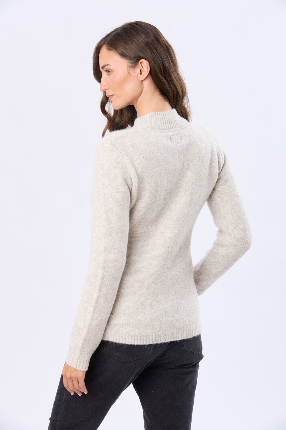 CARDIGAN TEJIDO DE ABRIGO Gris