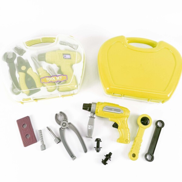 Juguete caja de herramientas 9pcs Juguete caja de herramientas 9pcs