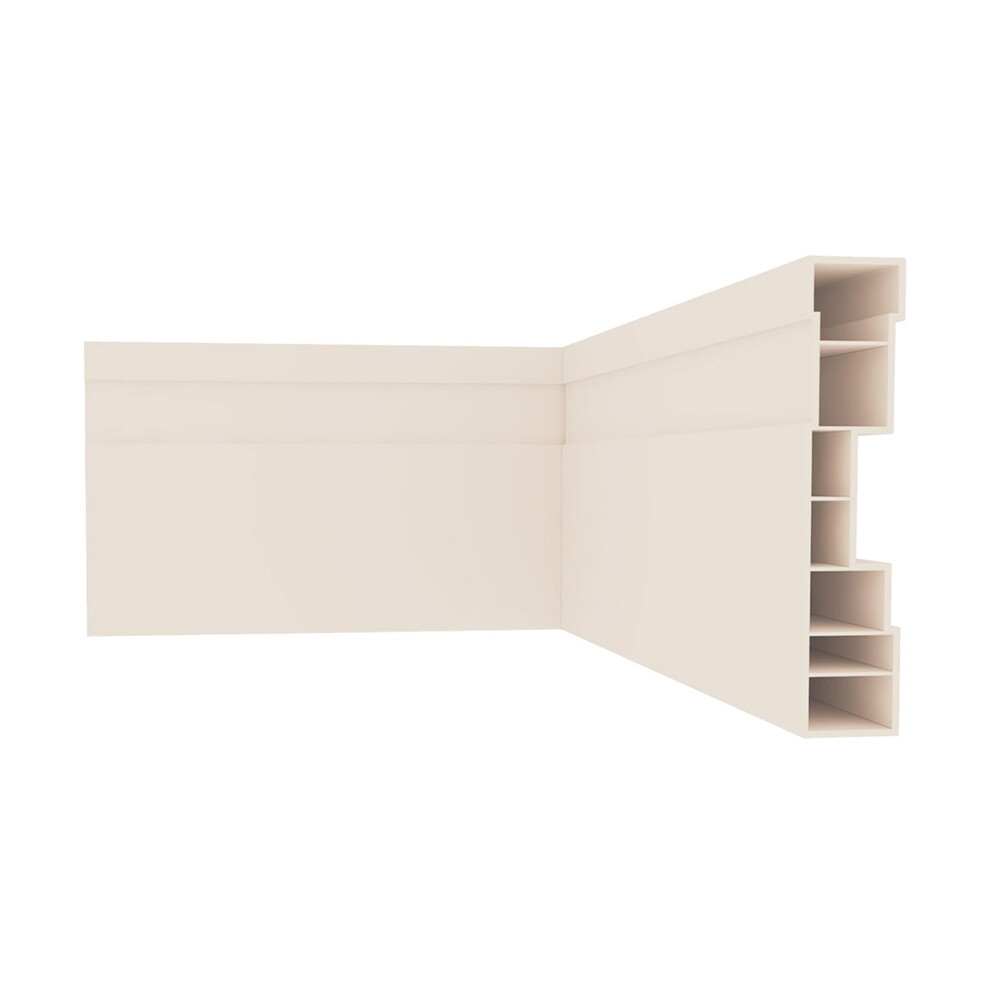 ZÓCALO PVC COLOR CREME 15 MM 7CM X 2.40 ML Zócalo Pvc Color Creme 15 Mm 7cm X 2.40 Ml