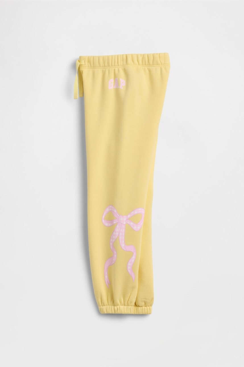 Pantalón Deportivo Logo Gap Toddler Niña Spring Yellow