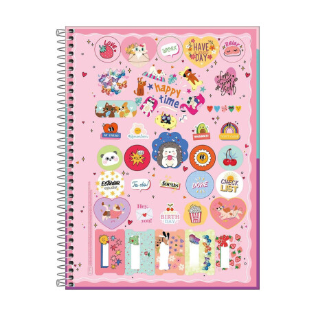 Cuadernola Tilibra Flip+ 96 Hojas Tapa Extra Dura Verano