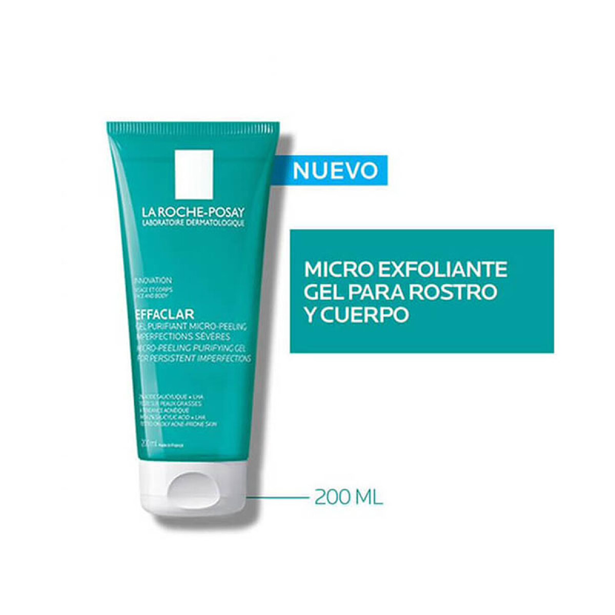 Effaclar gel purificante micro exfoliante 200 ml La Roche Posay 