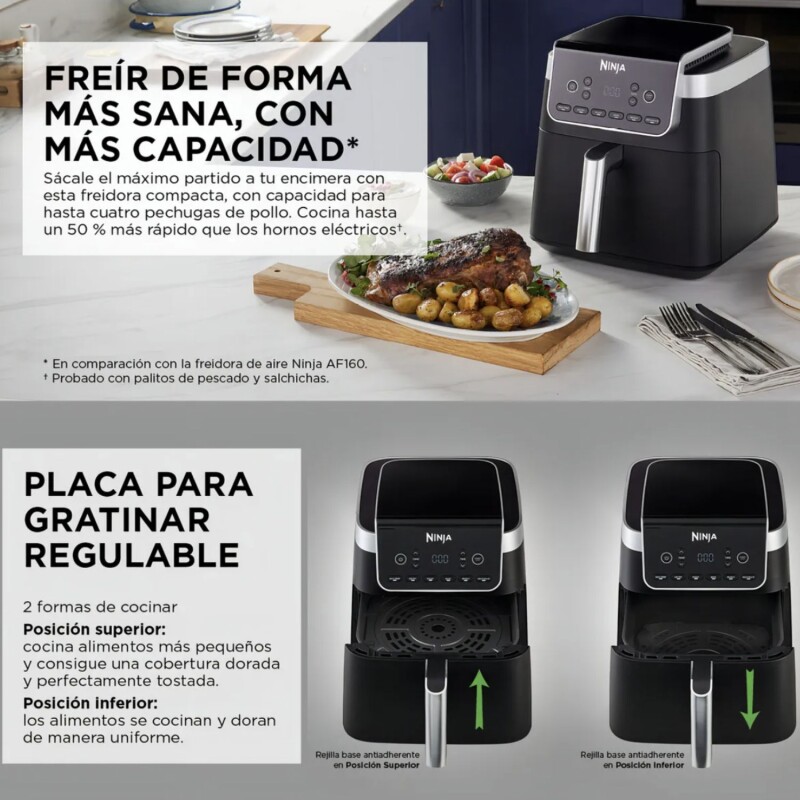 Freidora De Aire Ninja Foodie Max Pro 6 En 1 de 6,2l Freidora De Aire Ninja Foodie Max Pro 6 En 1 de 6,2l