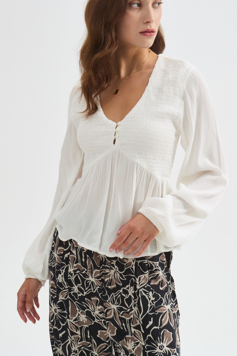 Blusa Pelvi Marfil / Off White