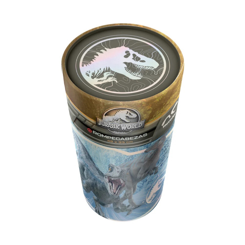 Rompecabezas Jurassic World Cilindro 60 Piezas Rompecabezas Jurassic World Cilindro 60 Piezas