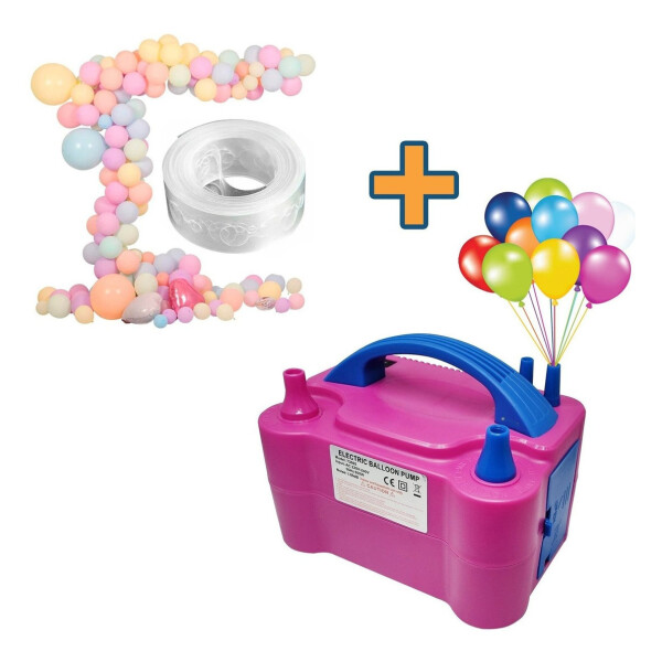 Inflador De Globos Eléctrico Inyectores + Cinta Para Arcos Inflador De Globos Eléctrico Inyectores + Cinta Para Arcos